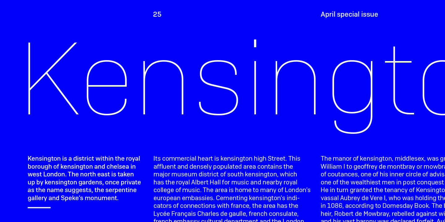 Camber DEMO Font preview